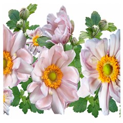 Flowers Anemone Arrangement Cut Out Wooden Puzzle Square