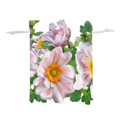 Flowers Anemone Arrangement Cut Out Lightweight Drawstring Pouch (l) by Simbadda