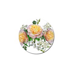 Flowers Arrangement Yellow Roses Golf Ball Marker (4 Pack) by Simbadda