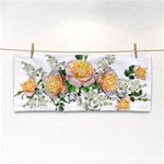 Flowers Arrangement Yellow Roses Hand Towel Front