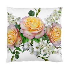 Flowers Arrangement Yellow Roses Standard Cushion Case (one Side) by Simbadda