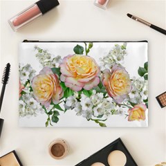 Flowers Arrangement Yellow Roses Cosmetic Bag (large) by Simbadda