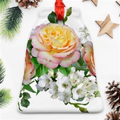 Flowers Arrangement Yellow Roses Bell Ornament (two Sides) by Simbadda