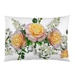 Flowers Arrangement Yellow Roses Pillow Case (two Sides) by Simbadda