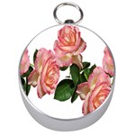 Roses Flowers Arrangement Garden Silver Compasses Front