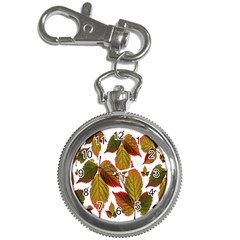 Leaves Autumn Fall Colorful Key Chain Watches by Simbadda