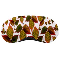 Leaves Autumn Fall Colorful Sleeping Mask by Simbadda