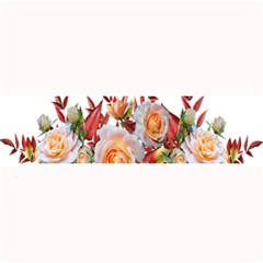 Roses Flowers Leaves Nandina Large Bar Mats by Simbadda