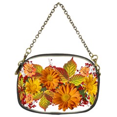 Flowers Arrangement Autumn Daisies Chain Purse (two Sides) by Simbadda