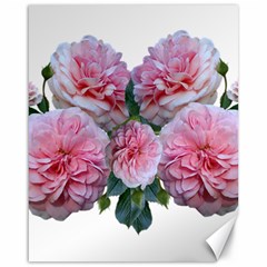 Roses Pink Flowers Arrangement Canvas 16  X 20  by Simbadda