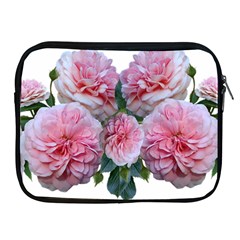 Roses Pink Flowers Arrangement Apple Ipad 2/3/4 Zipper Cases by Simbadda