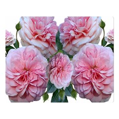 Roses Pink Flowers Arrangement Double Sided Flano Blanket (large)  by Simbadda