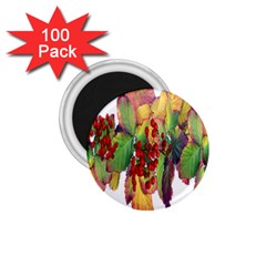 Leaves Autumn Berries Garden 1 75  Magnets (100 Pack)  by Simbadda