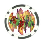 Leaves Autumn Berries Garden Poker Chip Card Guard (10 pack) Back