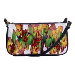 Leaves Autumn Berries Garden Shoulder Clutch Bag by Simbadda