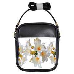 Lilies White Belladonna Girls Sling Bag by Simbadda