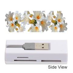 Lilies White Belladonna Memory Card Reader (stick) by Simbadda