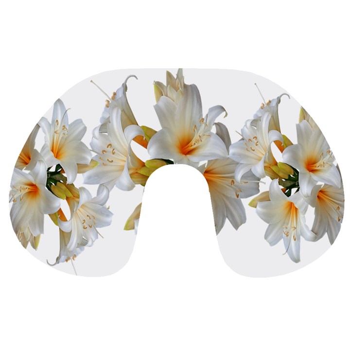 Lilies White Belladonna Travel Neck Pillow