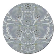 Silky Flowers From The Bohemian Paradise  In Time Magnet 5  (round) by pepitasart