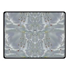 Silky Flowers From The Bohemian Paradise  In Time Fleece Blanket (small) by pepitasart