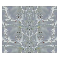 Silky Flowers From The Bohemian Paradise  In Time Double Sided Flano Blanket (small)  by pepitasart