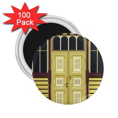 Graphic Door Entry Exterior House 2 25  Magnets (100 Pack)  by Simbadda