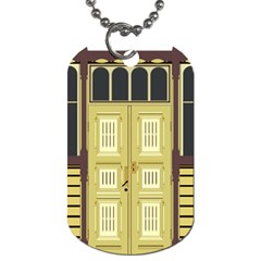 Graphic Door Entry Exterior House Dog Tag (one Side) by Simbadda