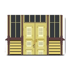 Graphic Door Entry Exterior House Small Doormat  by Simbadda