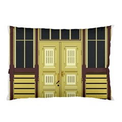 Graphic Door Entry Exterior House Pillow Case (two Sides) by Simbadda