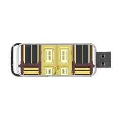 Graphic Door Entry Exterior House Portable Usb Flash (two Sides) by Simbadda