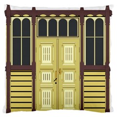 Graphic Door Entry Exterior House Standard Flano Cushion Case (two Sides) by Simbadda