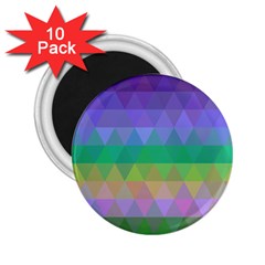 Abstract Texture Triangle Geometric 2 25  Magnets (10 Pack)  by Simbadda