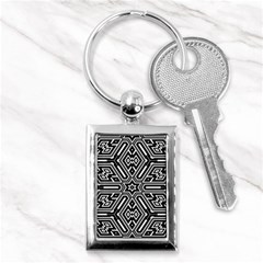 Grid Pattern Backdrop, Backgrounds Textures Key Chain (rectangle) by Simbadda