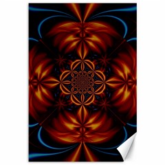 Abstract Art Artwork Fractal Design Canvas 12  X 18  by Simbadda