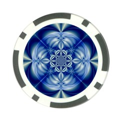 Abstract Art Artwork Fractal Design Poker Chip Card Guard by Simbadda