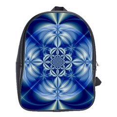 Abstract Art Artwork Fractal Design School Bag (large) by Simbadda