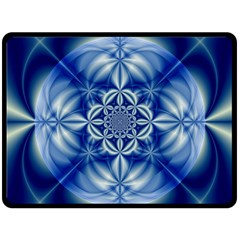 Abstract Art Artwork Fractal Design Fleece Blanket (large)  by Simbadda