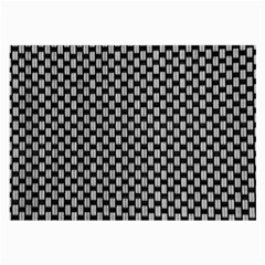 Fabric Black And White Material Large Glasses Cloth (2 Sides) by Simbadda