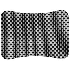 Fabric Black And White Material Velour Seat Head Rest Cushion by Simbadda