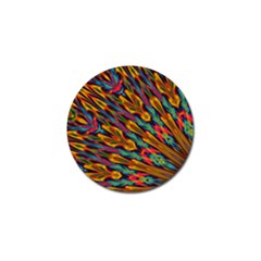 Background Abstract Texture Golf Ball Marker by Simbadda