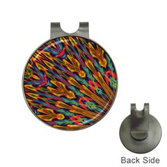 Background Abstract Texture Hat Clips With Golf Markers by Simbadda