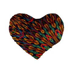 Background Abstract Texture Standard 16  Premium Heart Shape Cushions by Simbadda