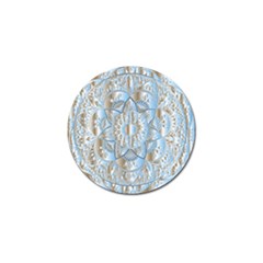 Mandala Floral Line Art Decorative Golf Ball Marker (10 Pack) by Simbadda