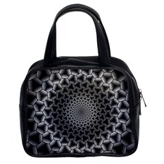 Pattern Abstract Graphic District Classic Handbag (two Sides) by Simbadda