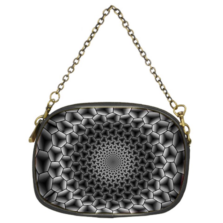 Pattern Abstract Graphic District Chain Purse (Two Sides)