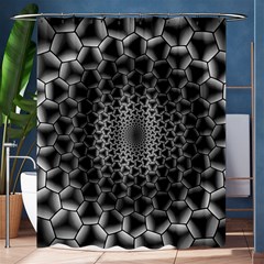 Pattern Abstract Graphic District Shower Curtain 60  X 72  (medium)  by Simbadda