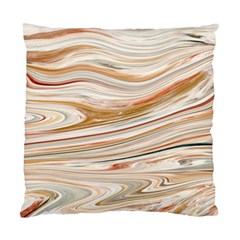 Brown And Yellow Abstract Painting Standard Cushion Case (two Sides)