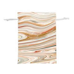 Brown And Yellow Abstract Painting Lightweight Drawstring Pouch (m)