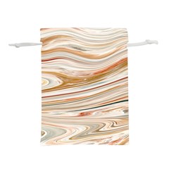 Brown And Yellow Abstract Painting Lightweight Drawstring Pouch (l)