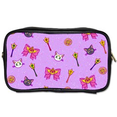 Moon Toiletries Bag (one Side) by Mezalola